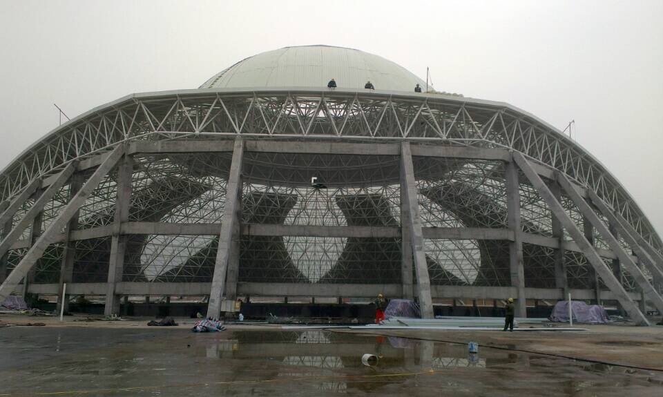 文昌温泉馆网架工程